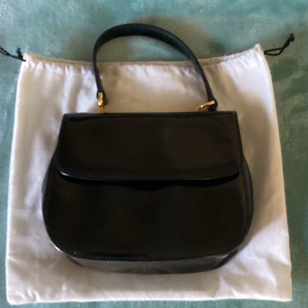 Neiman Marcus Classic Black Shoulder Bag